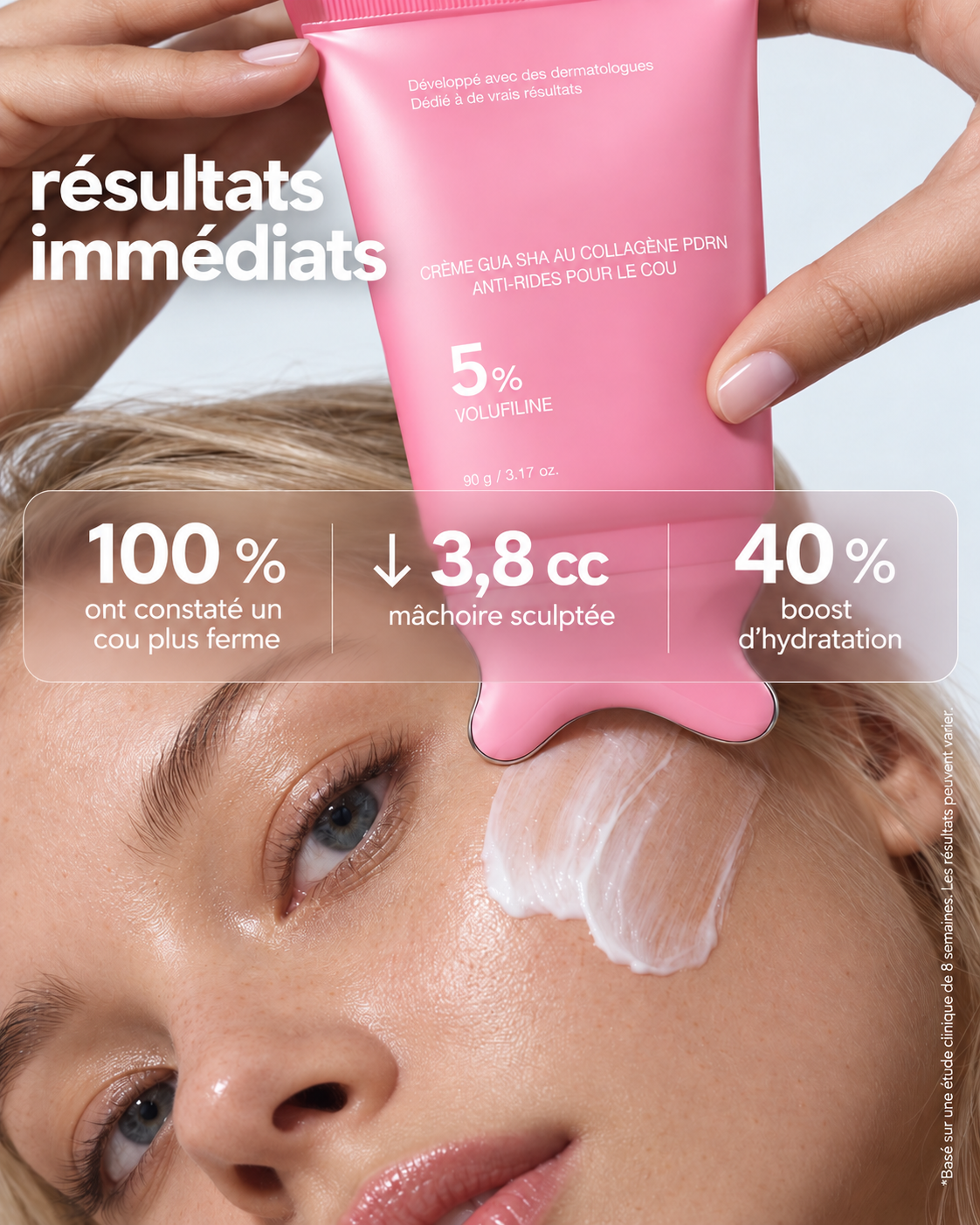 Crème raffermissante cou SCULPTÉ, effet éclat sculpté